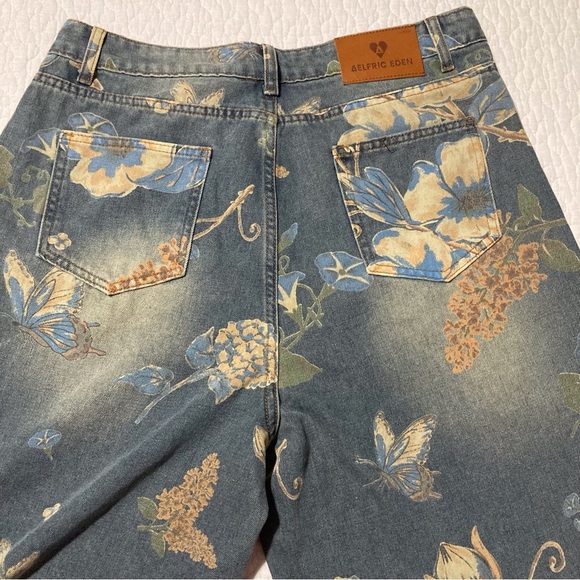 Aelfric Eden Flower Super Baggy Wide Leg Jeans | Size 34 (US 14) - Picture 10 of 16